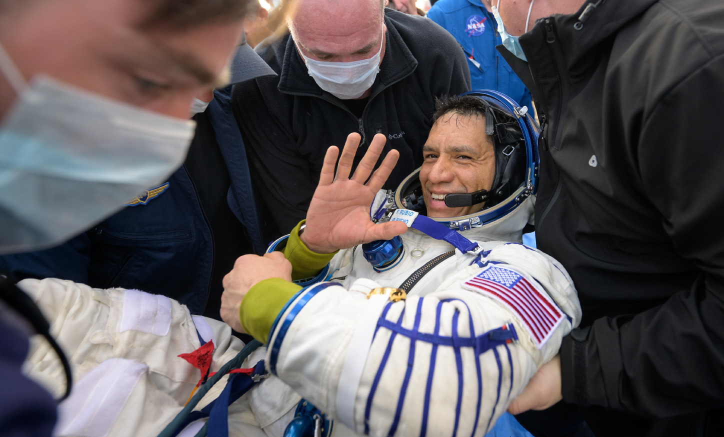 Frank Rubio sets American space record!