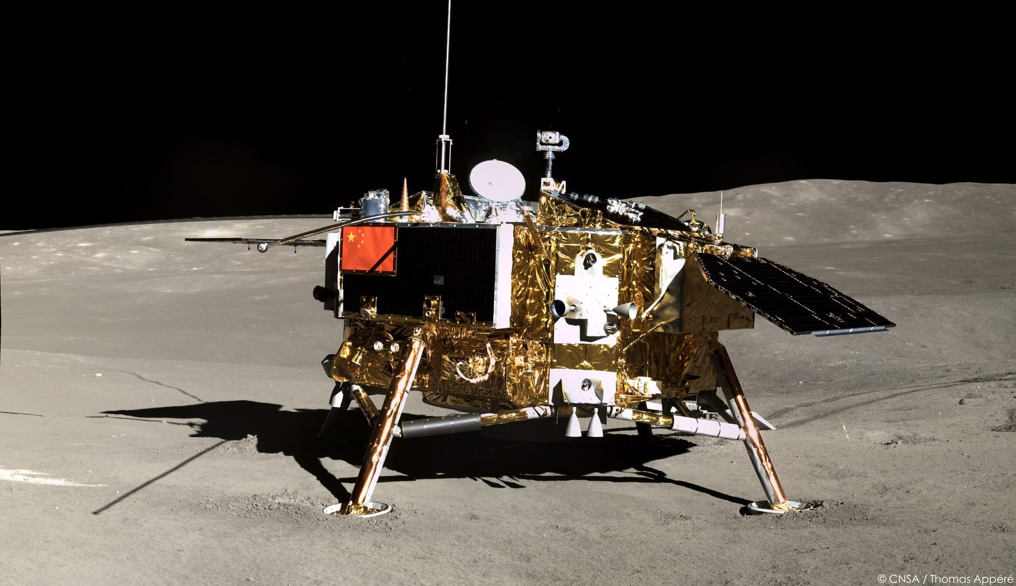 Celebrating five years since Chang'e 4's historic landing!