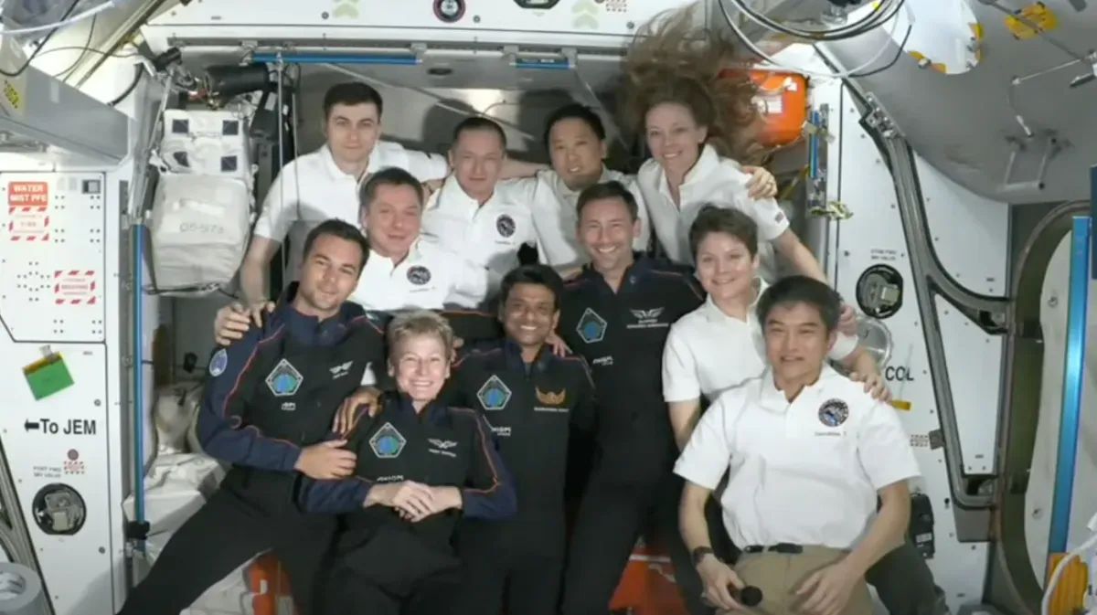 Axiom-4 Arrives at International Space Station