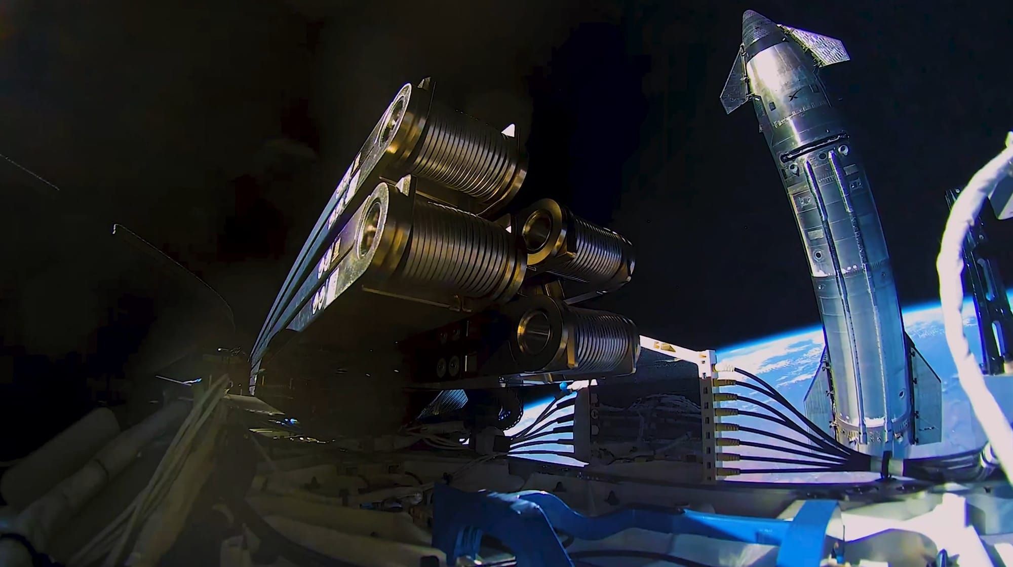 Starship Enters Orbit for Two Hours, Deploys Starlink Satellites