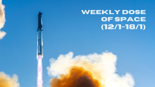 Weekly Dose of Space (12/1-18/1)