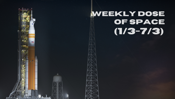 Weekly Dose of Space (1/3-7/3)