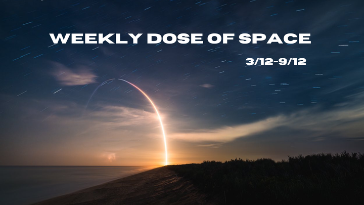Weekly Dose of Space (3/12-9/12)