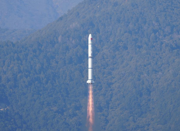 A Long March 2C lifting off from Xichang Satellite Launch Center. ©Zhang Jing/Xinhua