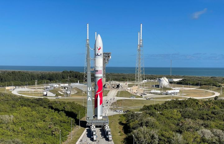 Vulcan-Centaur rolling towards SLC-41 in Cape Canaveral, Florida. ©United Launch Alliance