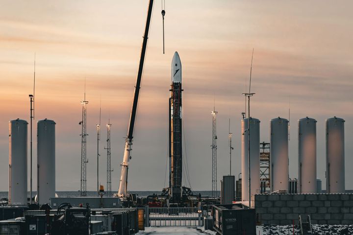 Isar's Spectrum rocket at the Andøya Spaceport. ©Isar Aerospace