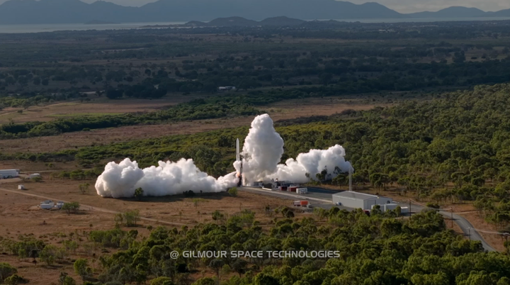 Eris-1 lifts off from northeastern Australia on July 29th. ©Gilmour Space