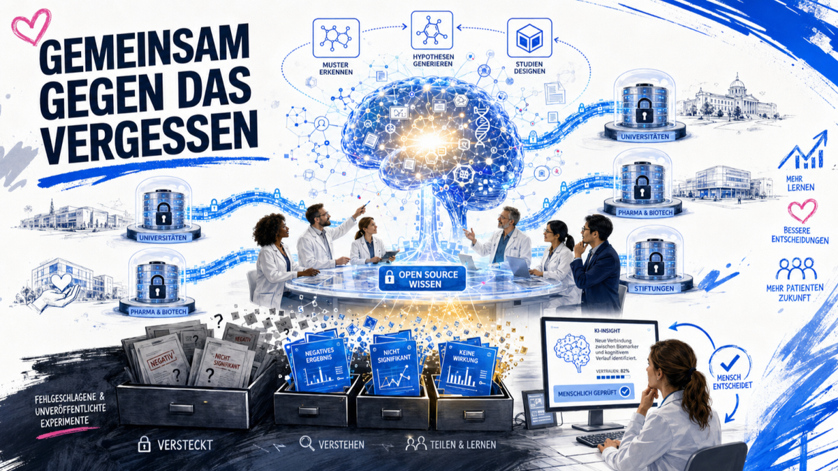KI in der Alzheimer-Forschung: Open Source statt Blackbox - KI Bild von Roger Basler de Roca 