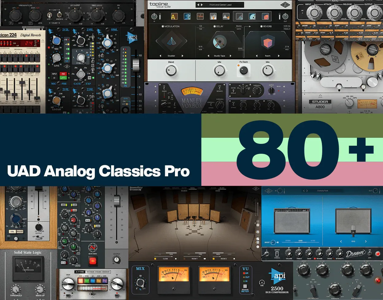UAD Analog Classics Pro 80+ 款 plug-in