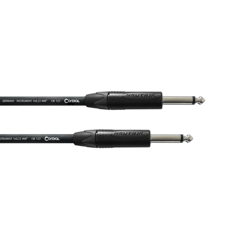 Cordial select CPI PP 6.3 mm TS 轉 6.3 mm TS 非平衡樂器線