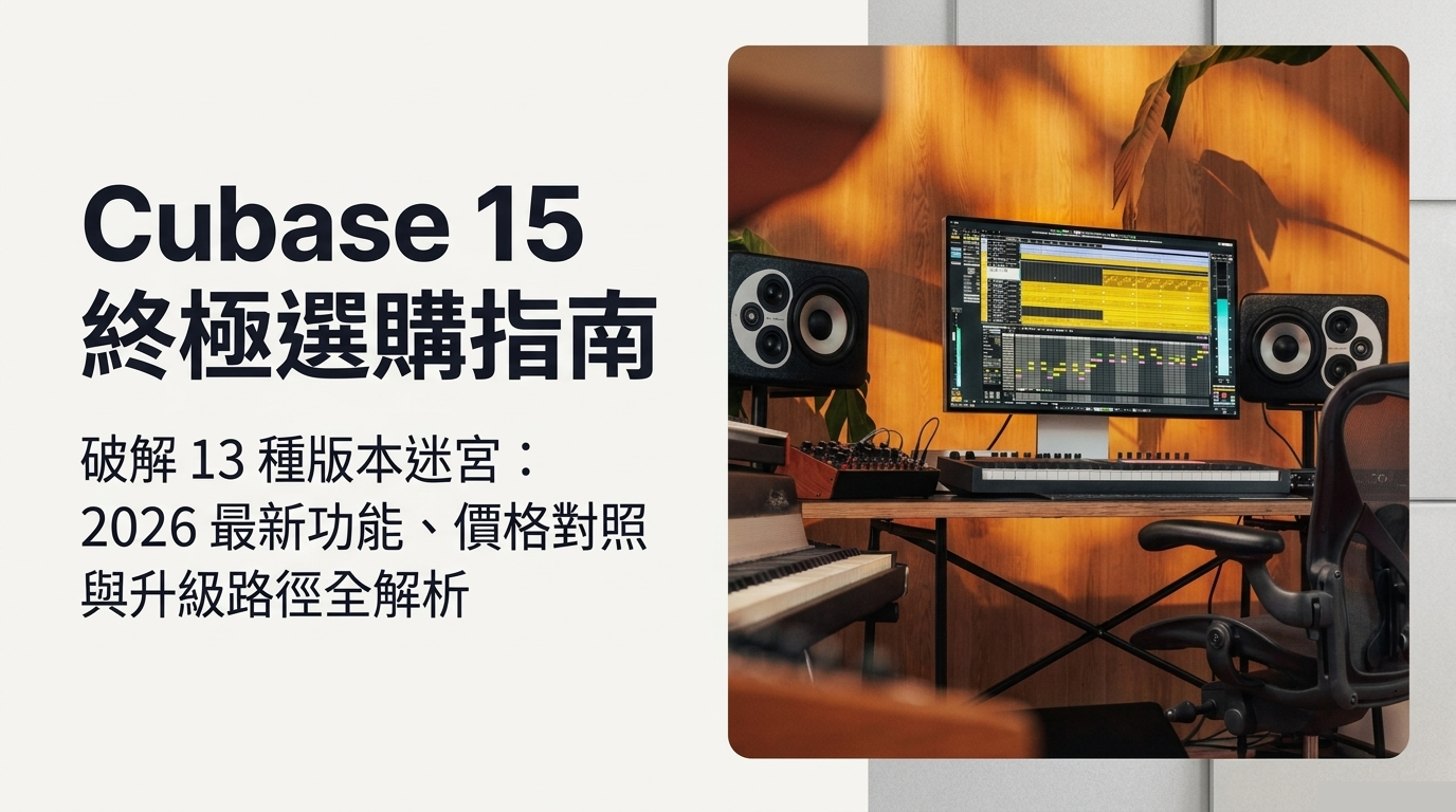 Cubase 是什麼?2026 最新版本、價格與選購完整指南