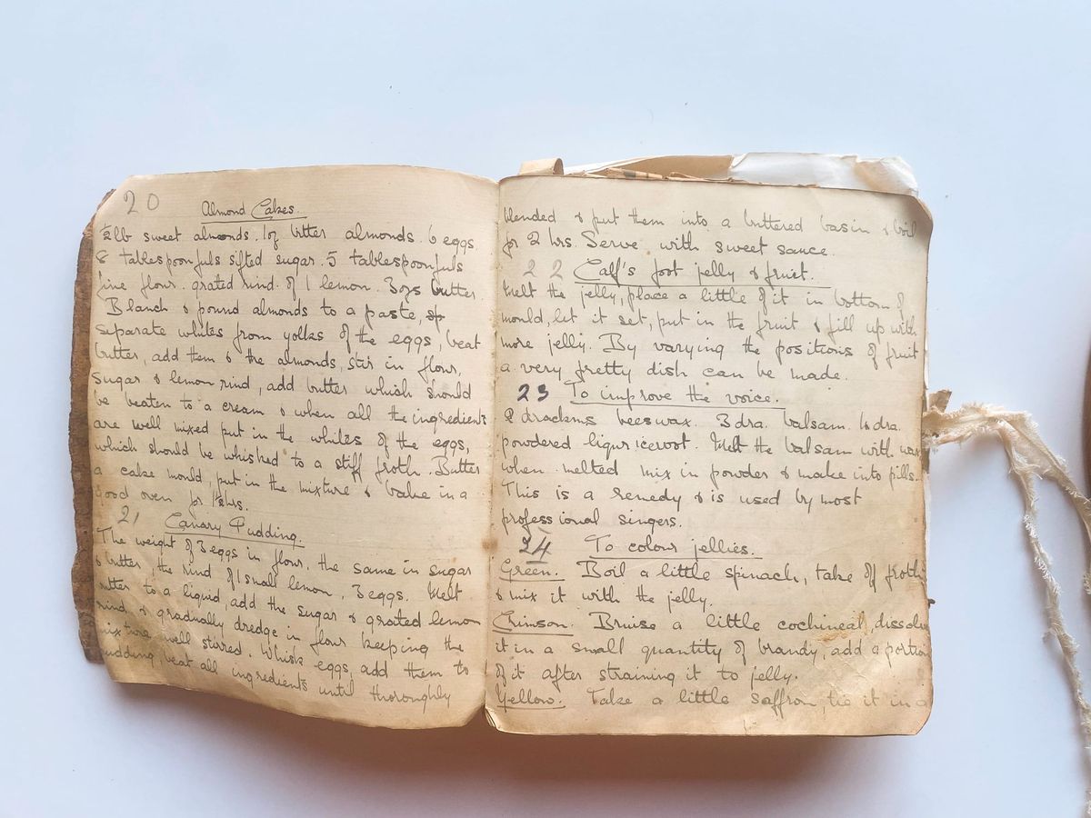 Calf's foot jelly & fruit