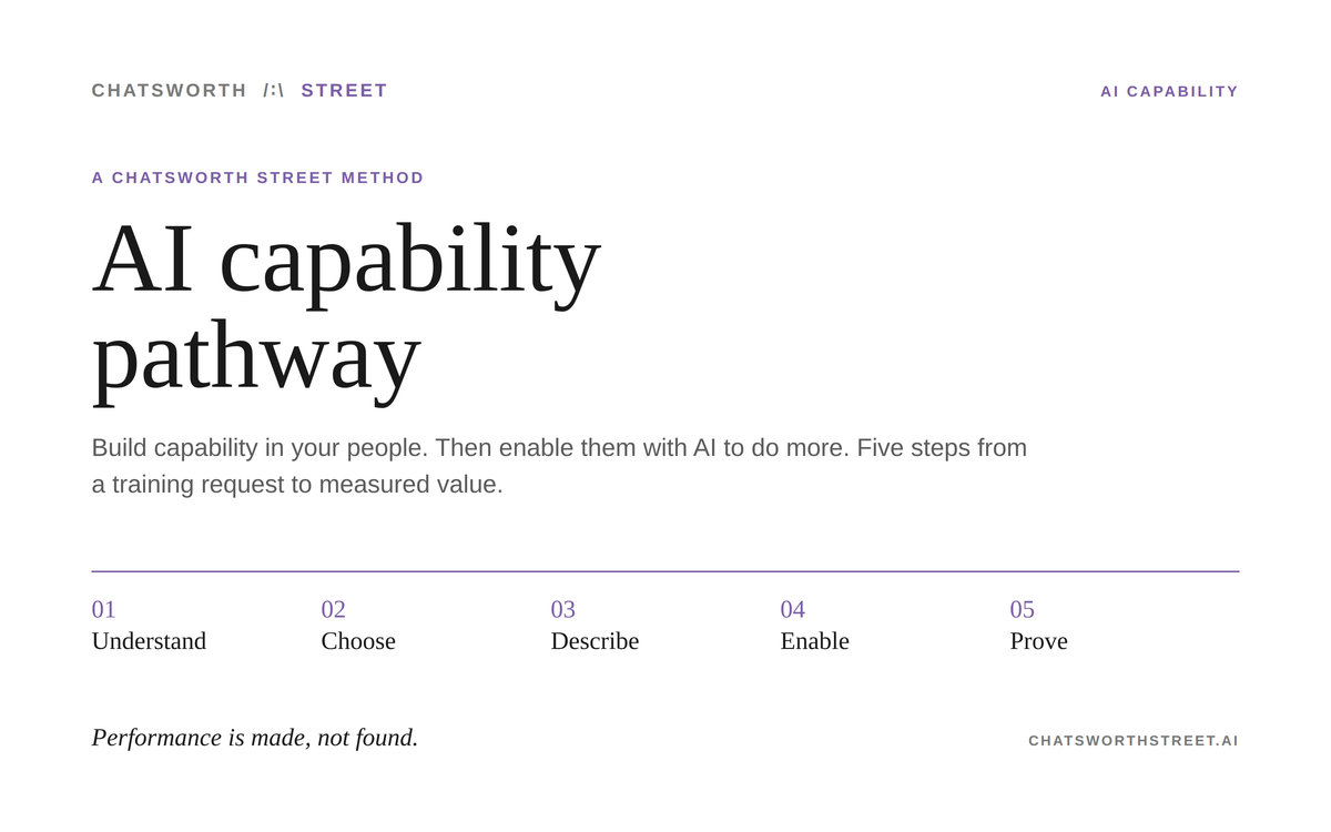 The AI capability pathway