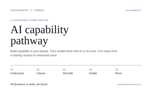 The AI capability pathway