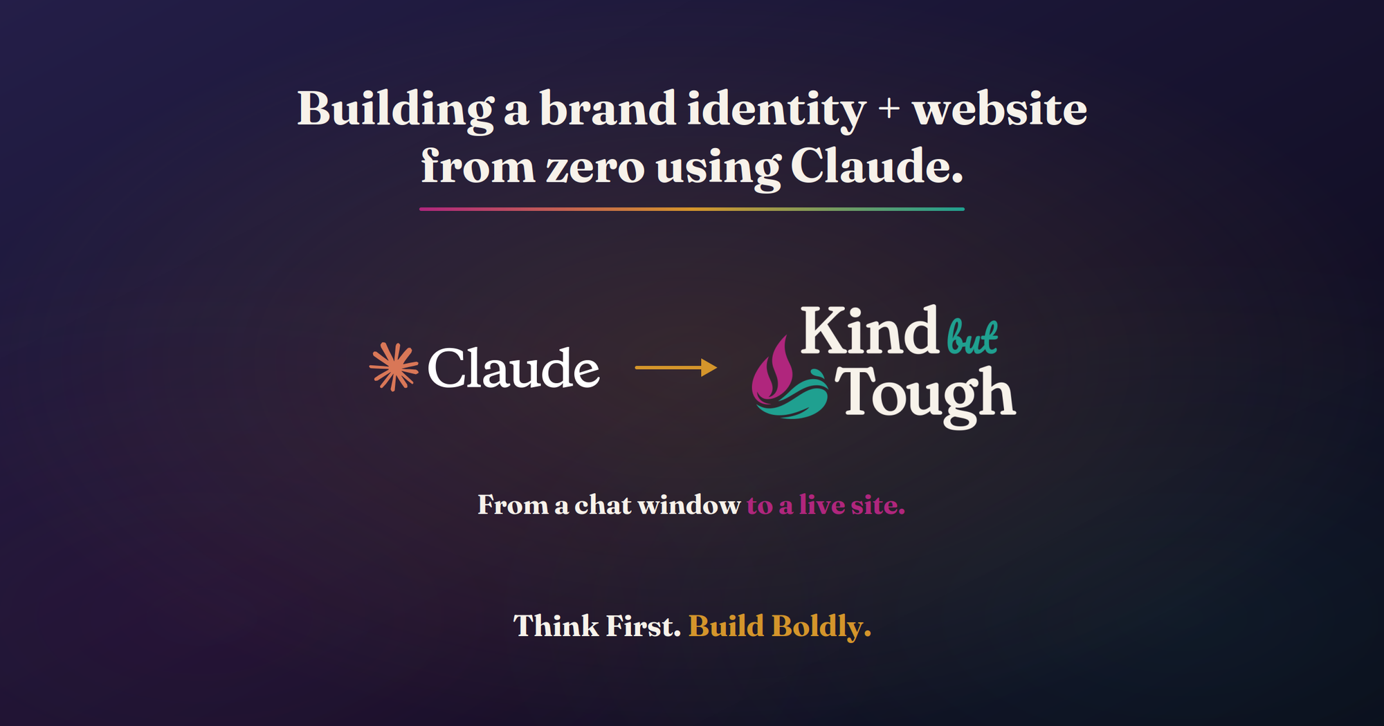 I built KBT.ROCKS with Claude. Working with AI was the easy part.
