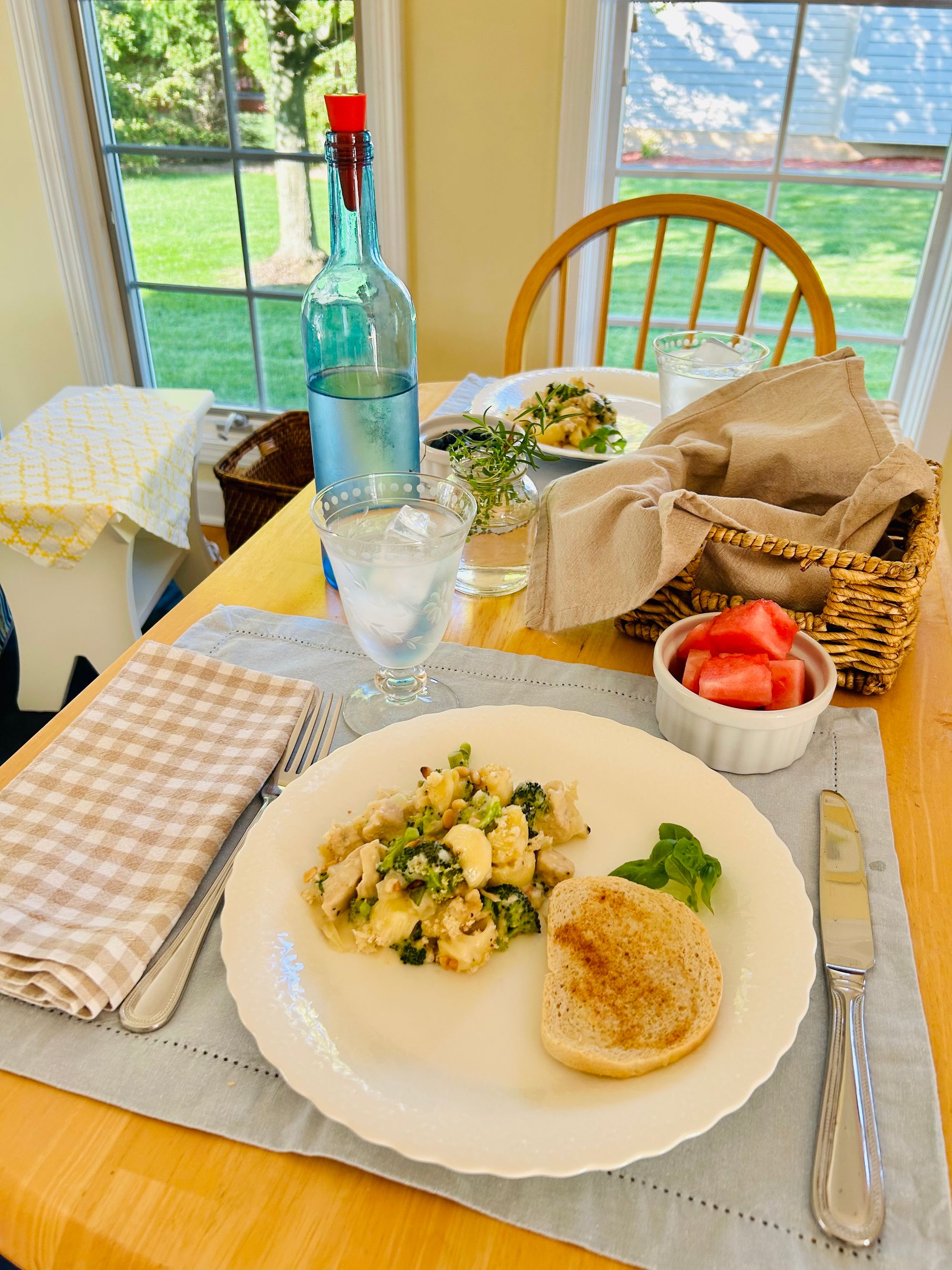 🍽️ Chicken Basil Broccoli Parmesan Pasta