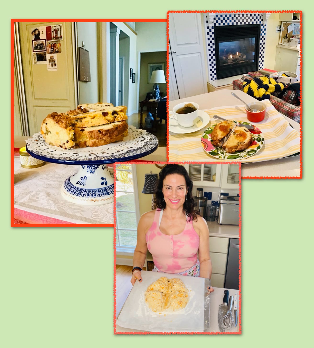 🍽️ Clementine Apricot Soda Bread 🍊