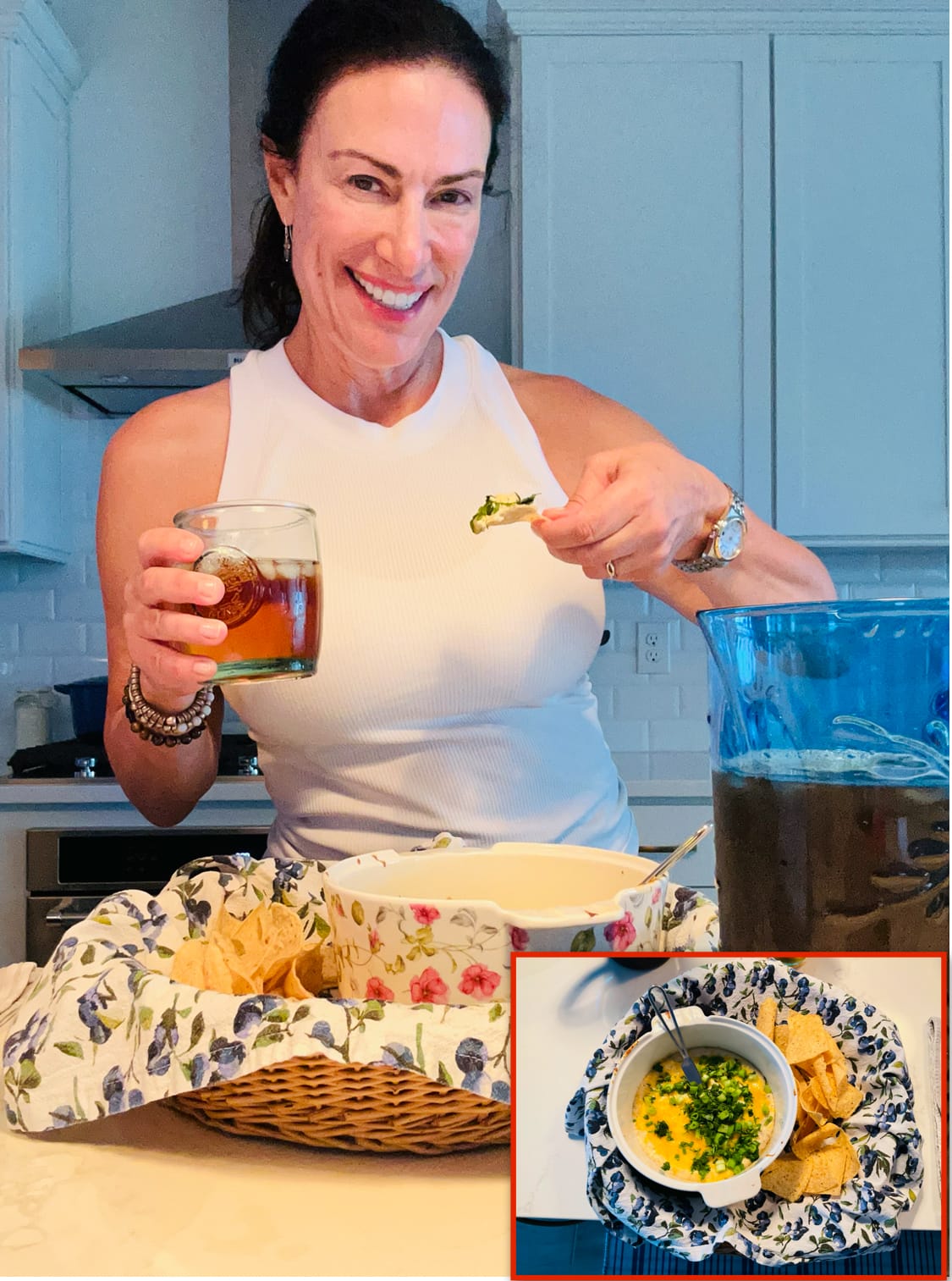 🍽️ Heathy Tex-Mex Baked Cheese Dip