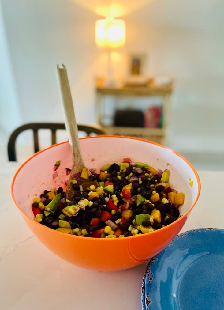 Black Bean, Corn & Rice Salad