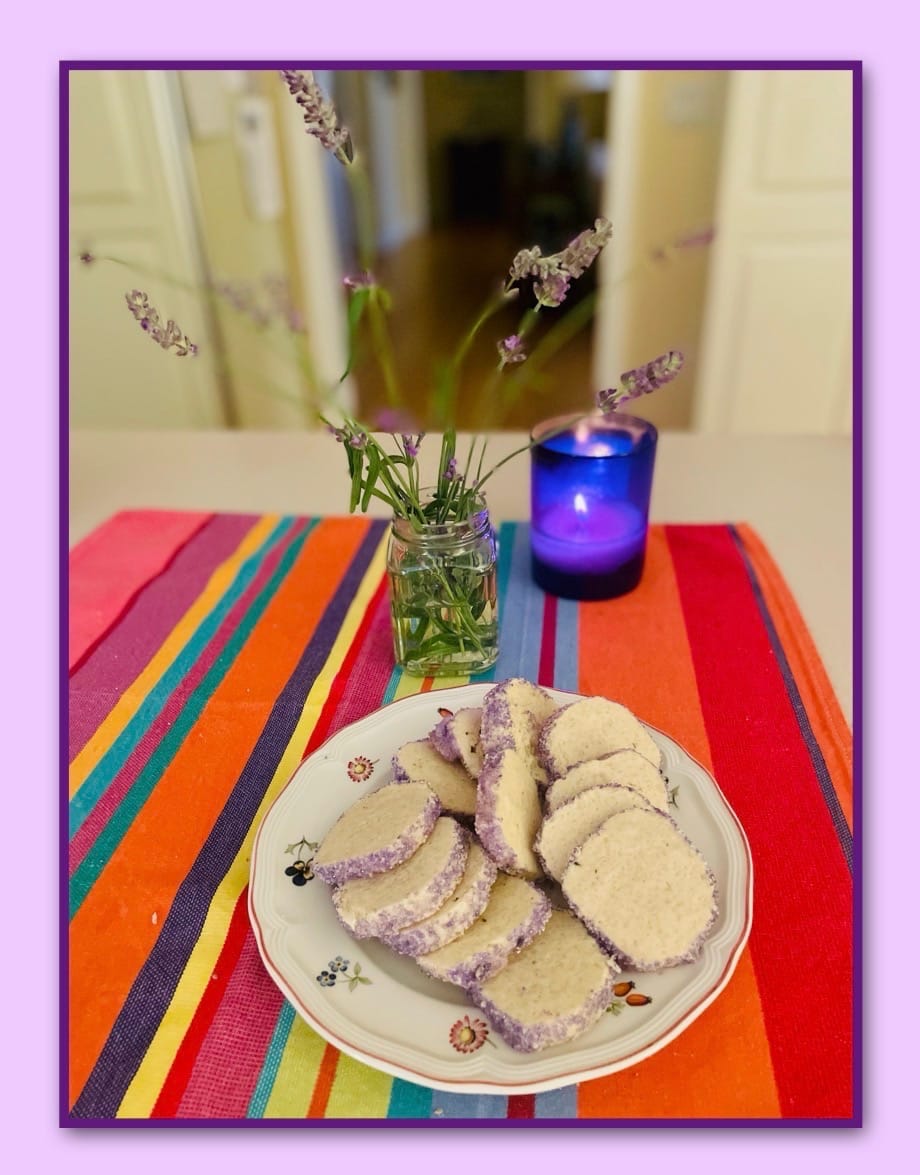 Lavender Shortbread Cookies