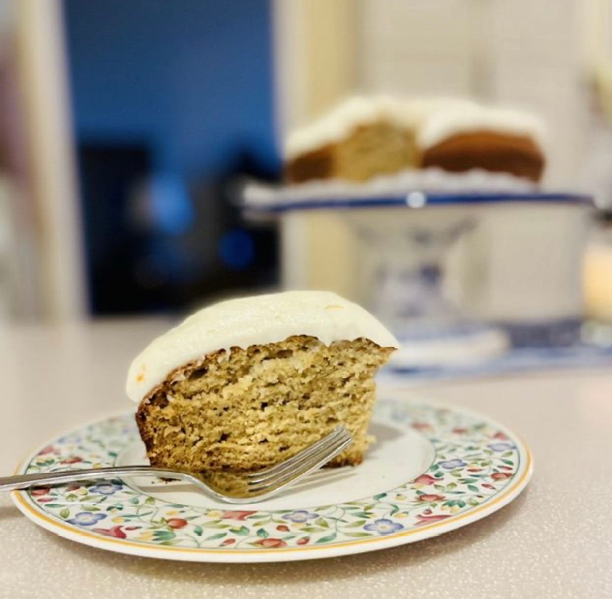 Coconut Orange Banana Cake 🍊