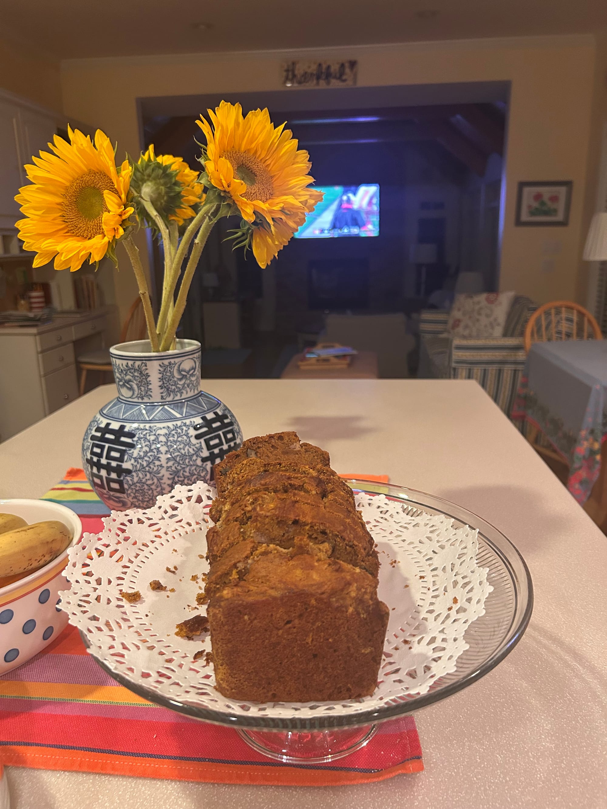 Oh Pumpkin Bread, Oh Pumpkin Bread (to the tune of “Oh Christmas Tree”)