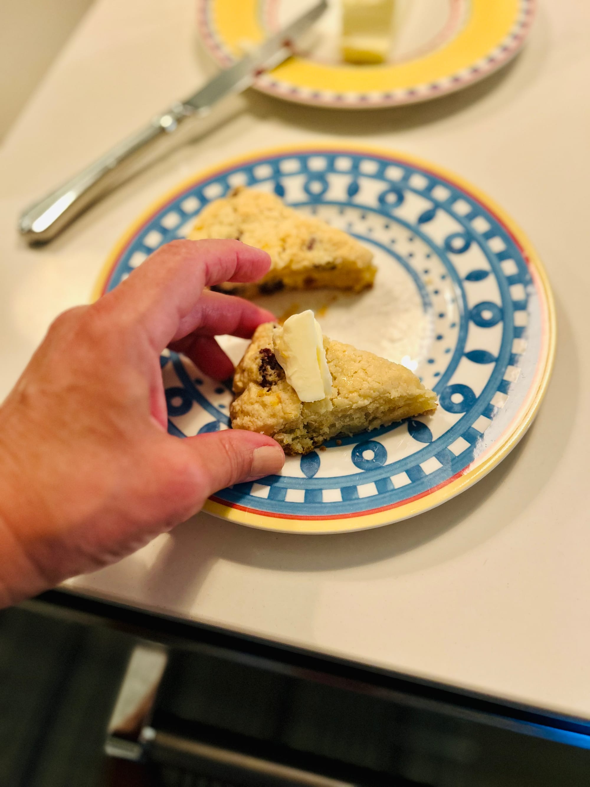 Orange Cranberry Scones (the small recipe)