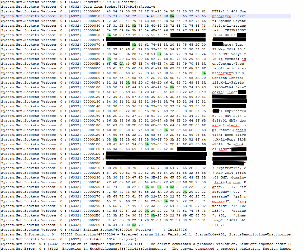 HTTP Protocol Violation