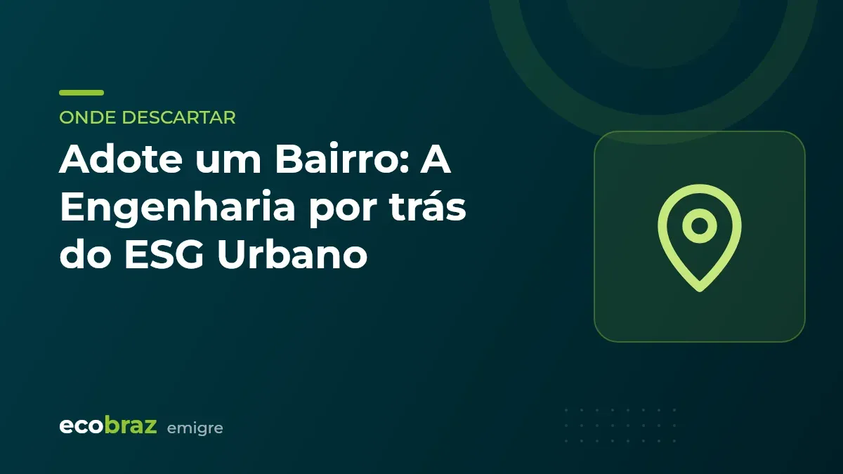 Capa ilustrada: Adote um Bairro: A Engenharia por trás do ESG Urbano