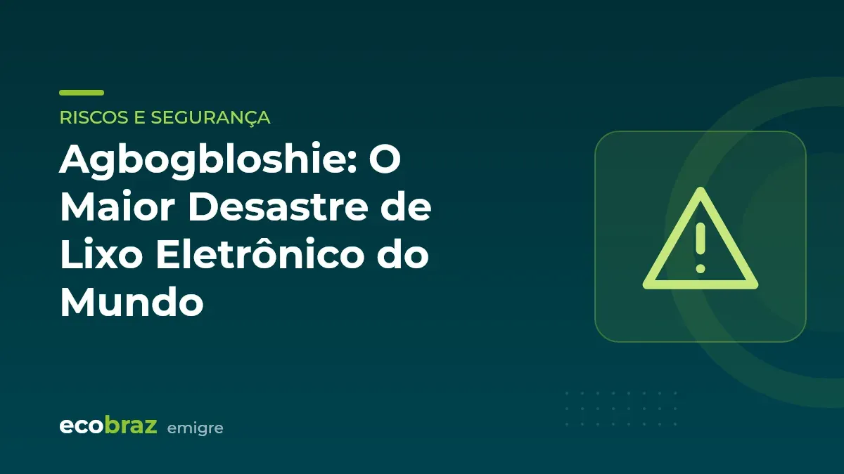 Capa ilustrada: Agbogbloshie: O Maior Desastre de Lixo Eletrônico do Mundo