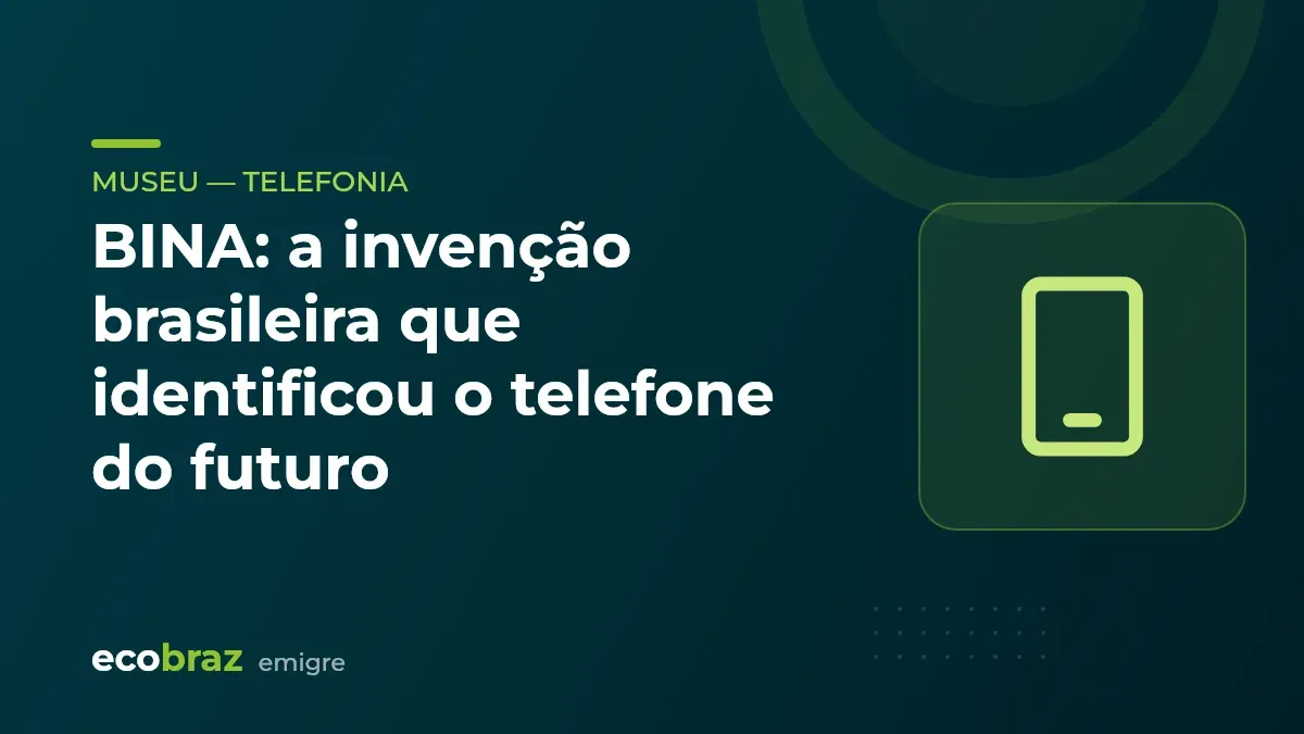 Capa ilustrada: BINA: a invenção brasileira que identificou o telefone do futuro
