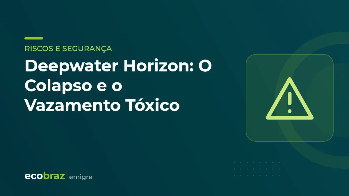 Capa ilustrada: Deepwater Horizon: O Colapso e o Vazamento Tóxico
