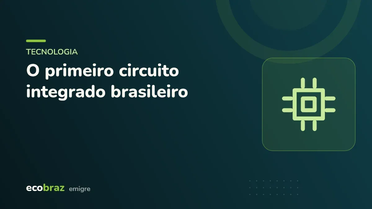 Capa ilustrada: O primeiro circuito integrado brasileiro