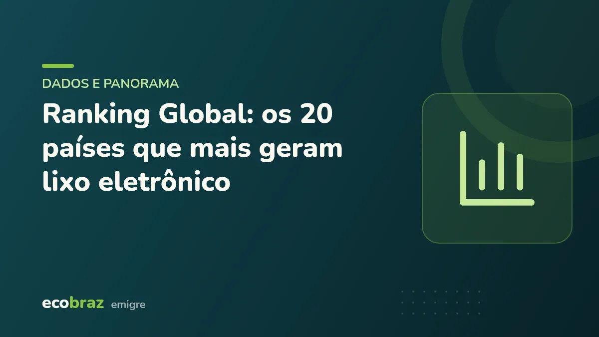 Capa ilustrada: Ranking Global: os 20 países que mais geram lixo eletrônico