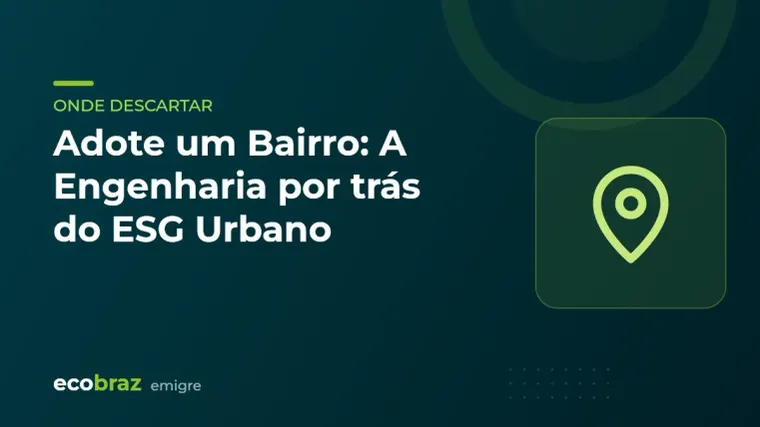 Capa ilustrada: Adote um Bairro: A Engenharia por trás do ESG Urbano