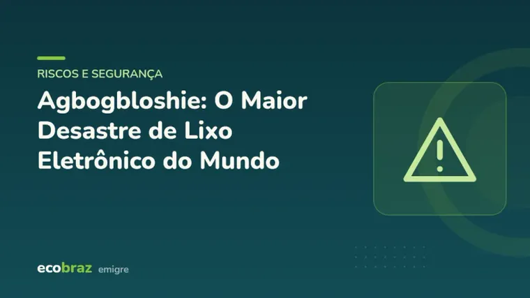 Capa ilustrada: Agbogbloshie: O Maior Desastre de Lixo Eletrônico do Mundo