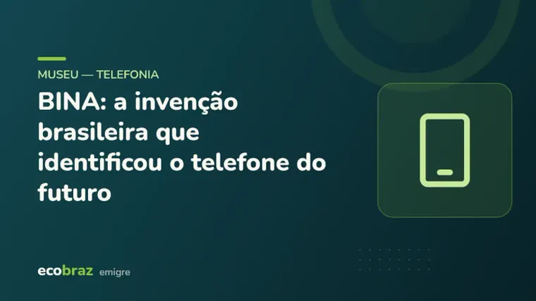 Capa ilustrada: BINA: a invenção brasileira que identificou o telefone do futuro