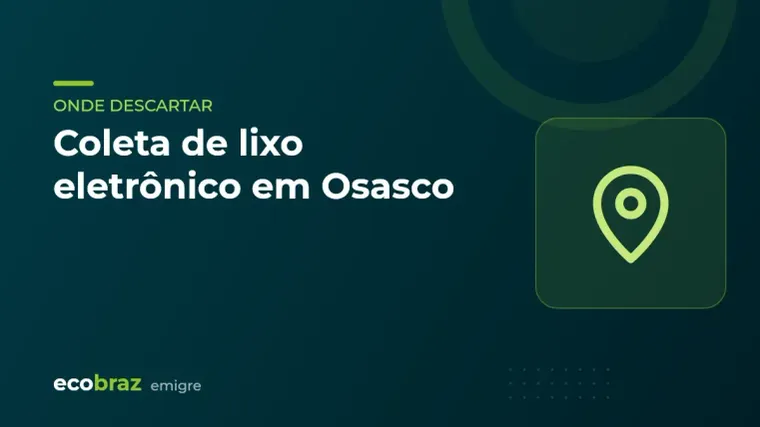 Capa ilustrada: Coleta de lixo eletrônico em Osasco