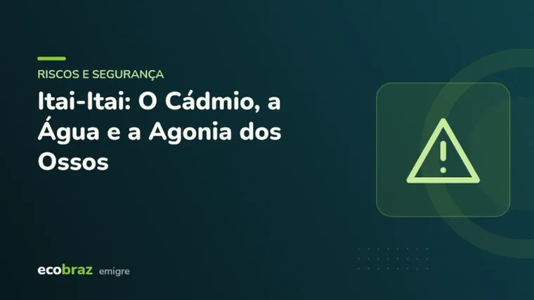 Capa ilustrada: Itai-Itai: O Cádmio, a Água e a Agonia dos Ossos