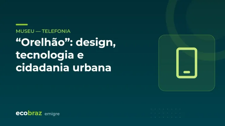 Capa ilustrada: “Orelhão”: design, tecnologia e cidadania urbana