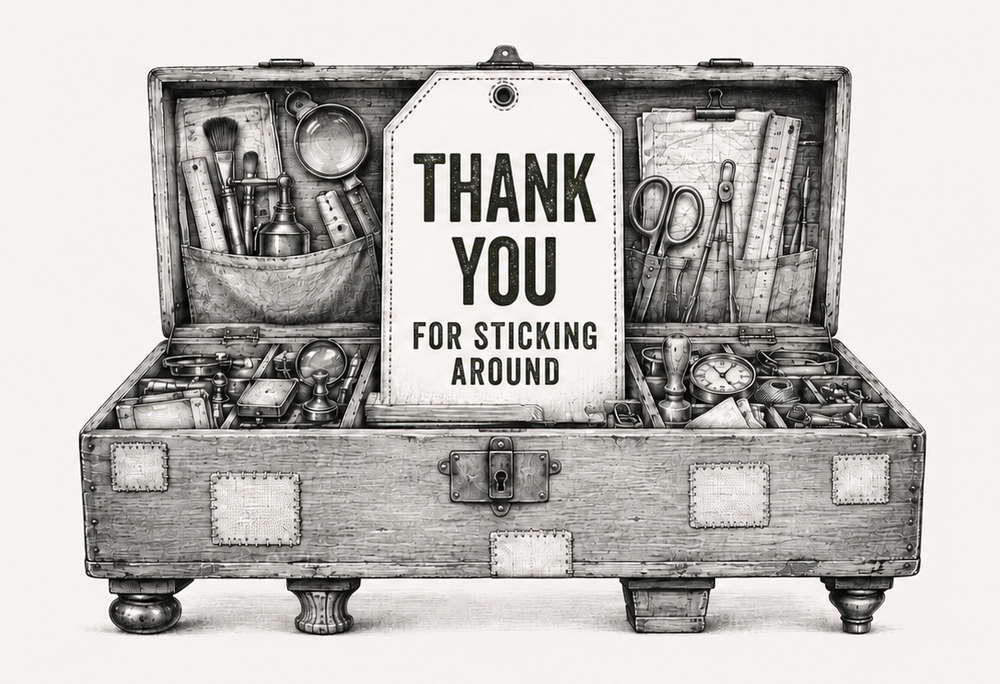 Thank You For "Sticking" Around