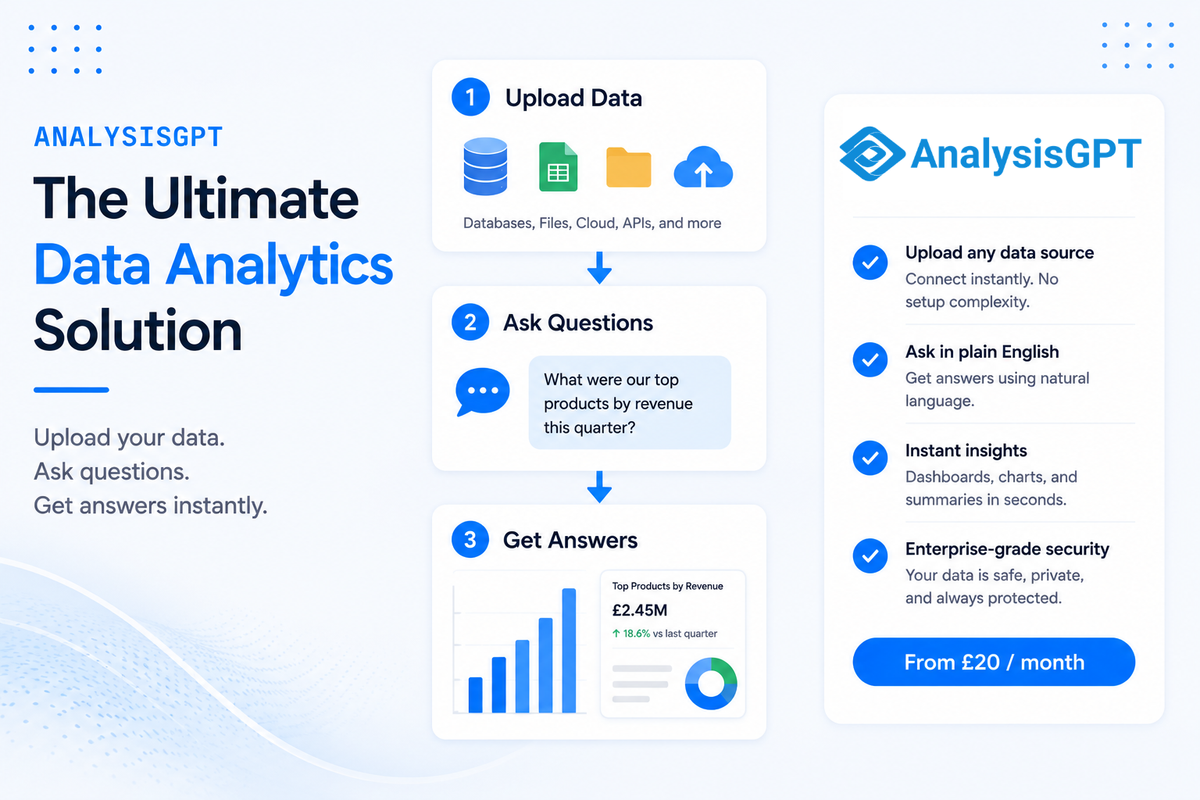 AnalysisGPT: The ultimate data analytics solution is here