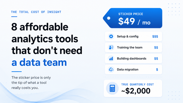 8 Affordable Analytics Tools That Don't Require a Data Team
