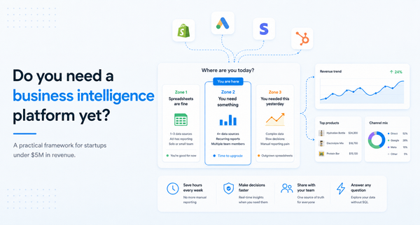 Do You Actually Need BI? A Decision Framework for Startups Under $5M