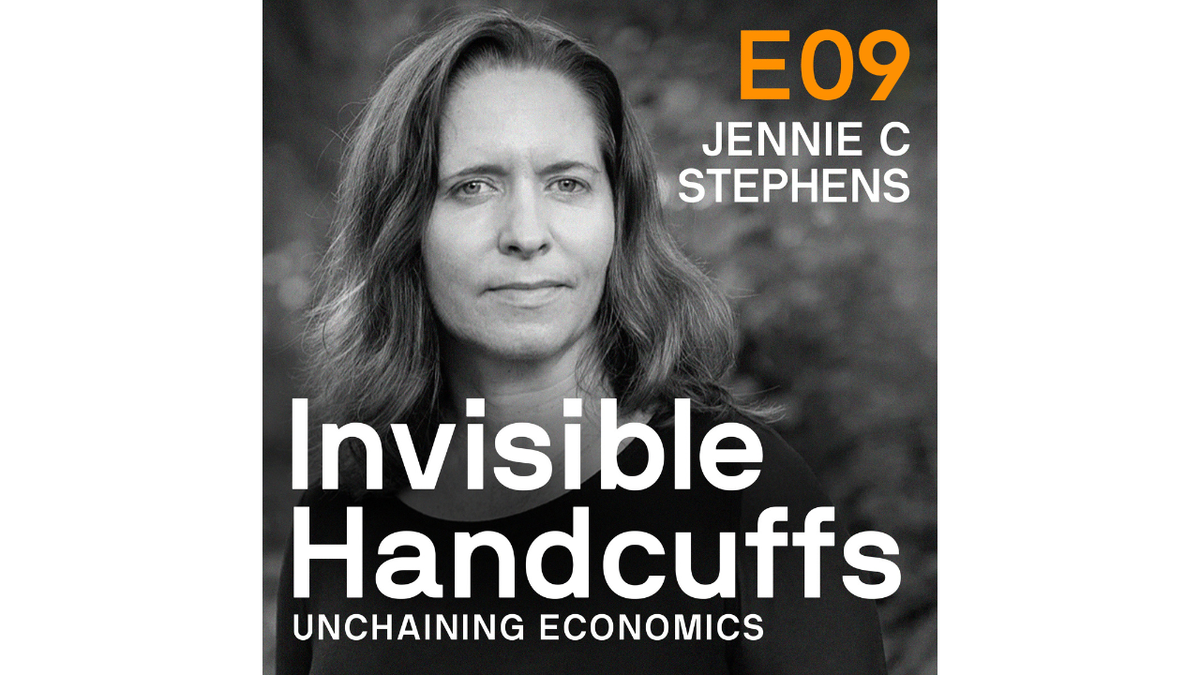Episode 09: Reimagining the university beyond neoliberal economics with Jennie C Stephens