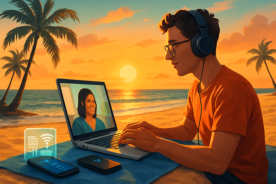 Navigating 2025: How Technology Empowers the Digital Nomad Lifestyle