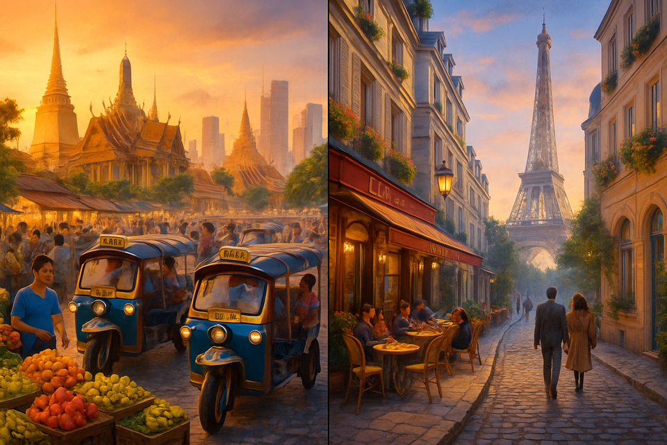 Bangkok vs. Paris 2025: Ultimate Smart Traveler’s Guide to the World’s Top Cities