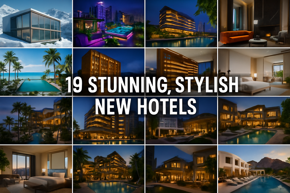 The 19 Most Stylish New Hotels in the World, From the Swiss Alps to the Heart of Bangkok