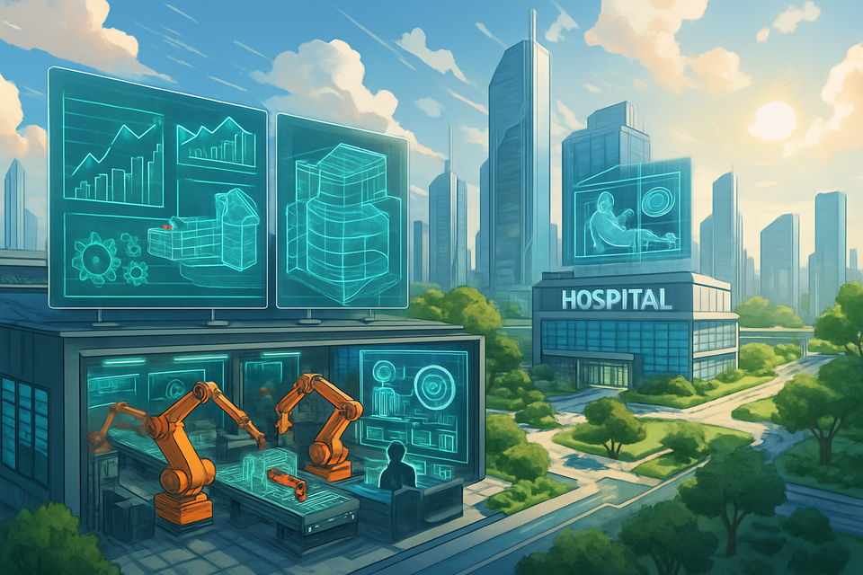 Digital Twins & AIoT: How Virtual Replicas Will Transform Industry, Healthcare, and Cities in 2025