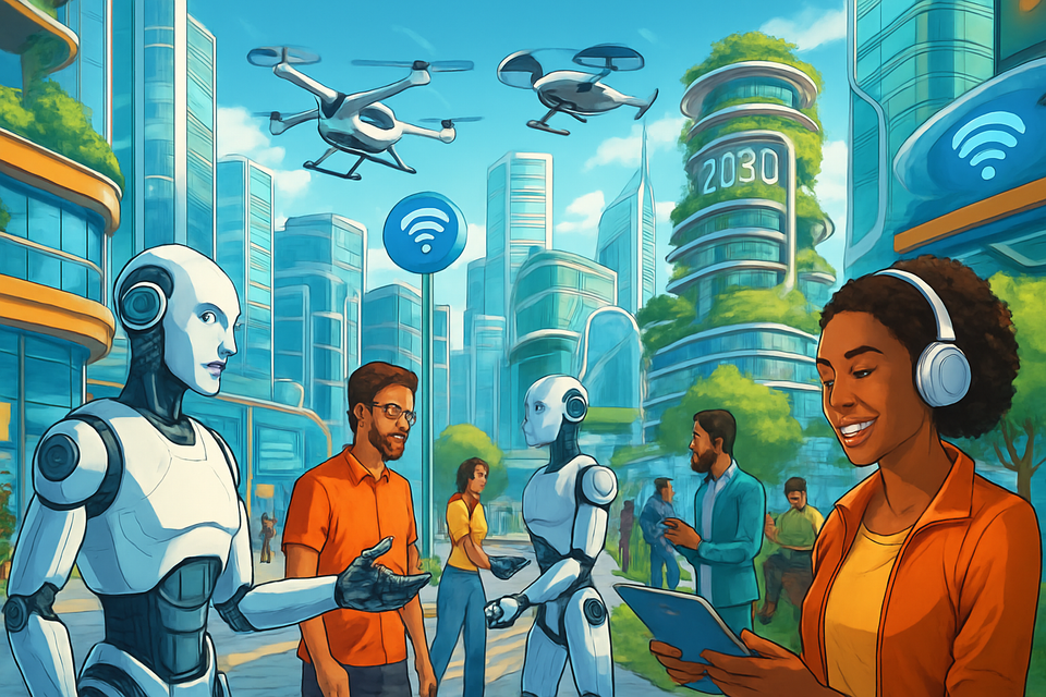 The Urban Tech Renaissance: How Humanoid Robots, AI, and eVTOLs Are Shaping the Smart City of 2030